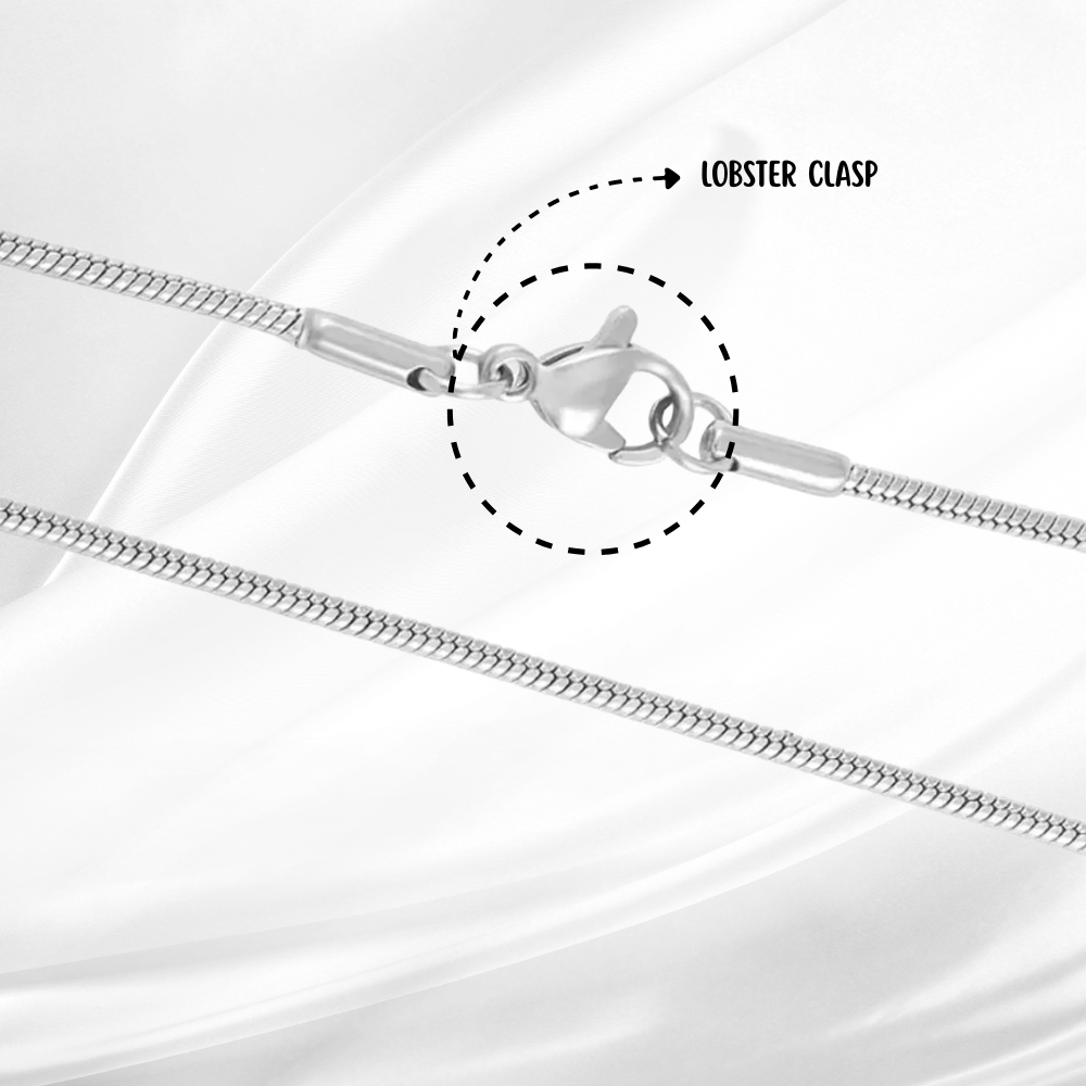 Slim Italian Style Rounded Neck Chain For Men in Stainless Steel (Size 20 In)