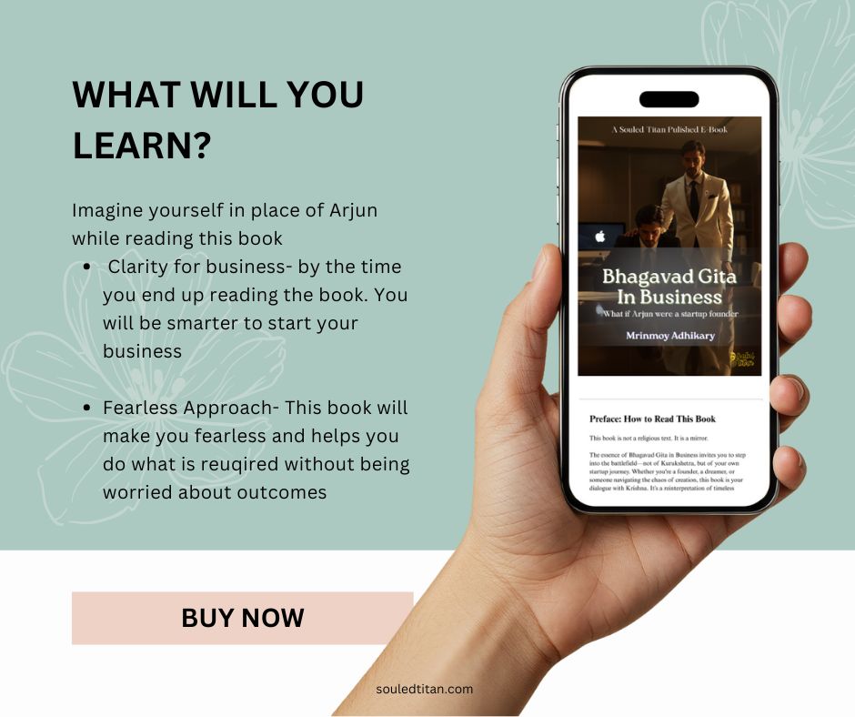 infographics on the e-book Bhagavad Gita In Business
