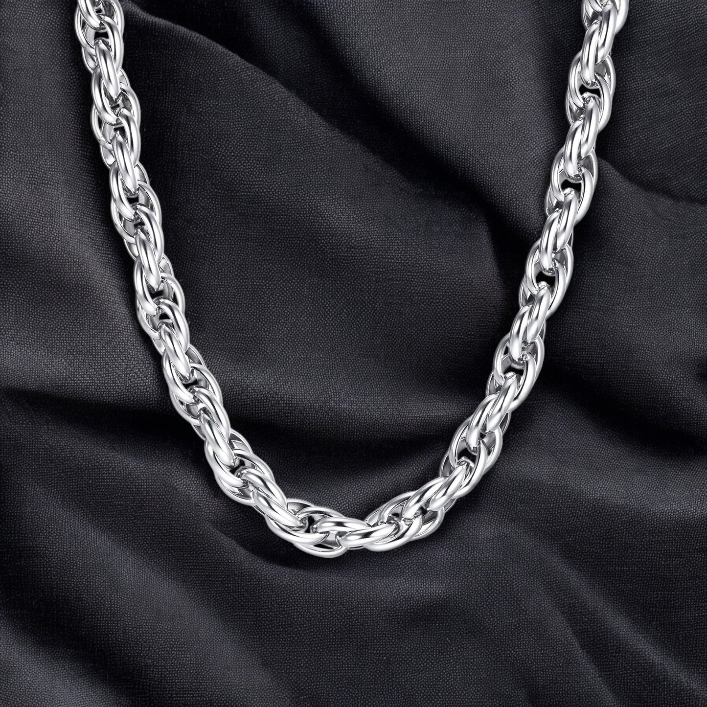 Stainless Steel Rope Chain For Men