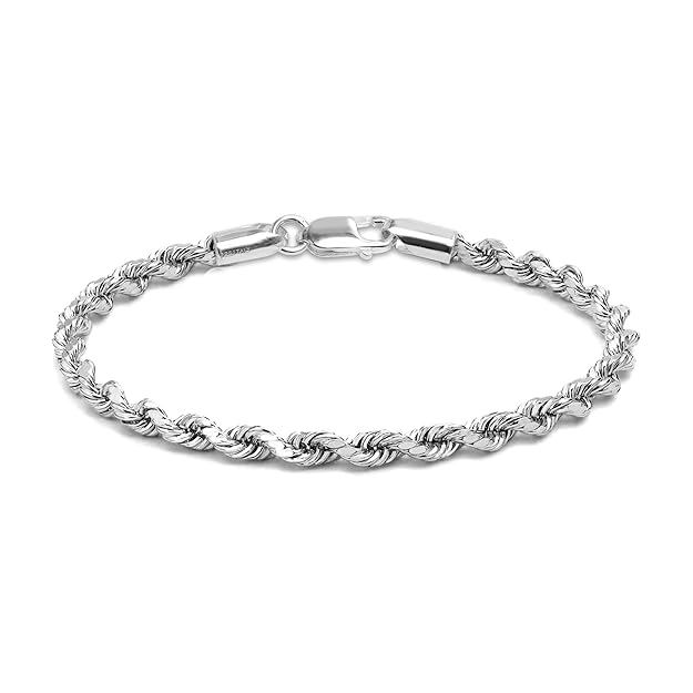 Rope Chain Bracelets For Men In Stainless Steel (Regular)
