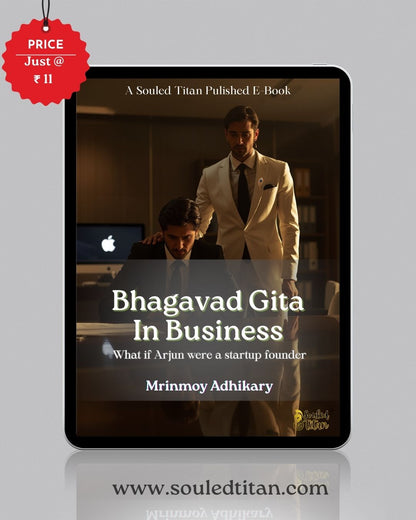 Bhagavad Gita In Business: The Best Self Help Book Cover Page For Entrepreneurs