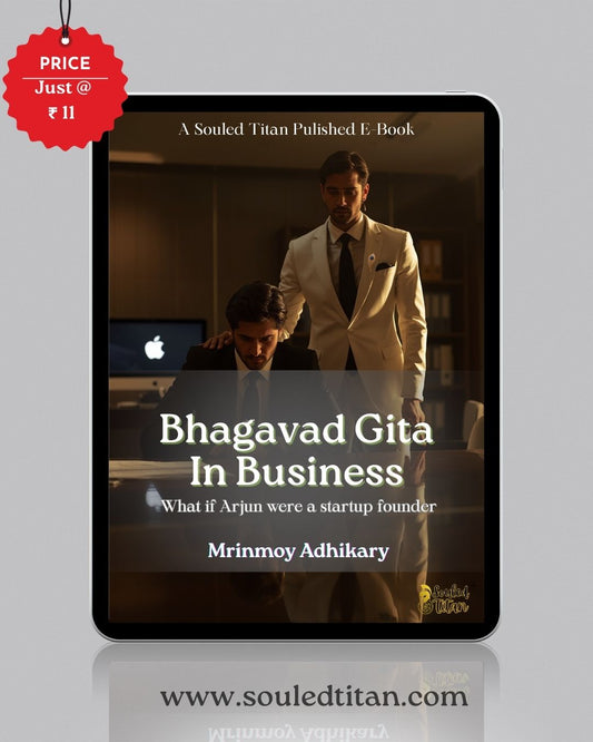 Bhagavad Gita In Business: The Best Self Help Book Cover Page For Entrepreneurs