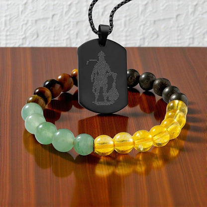Money Magnet Braacelet + Hanuman Chalisa Pendant 