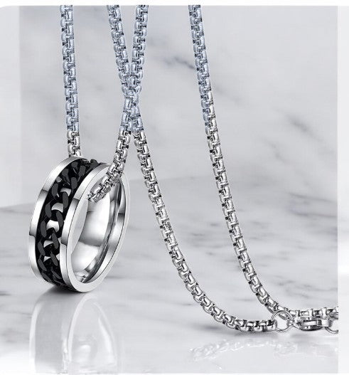 Stainless Steel Ring Pendant